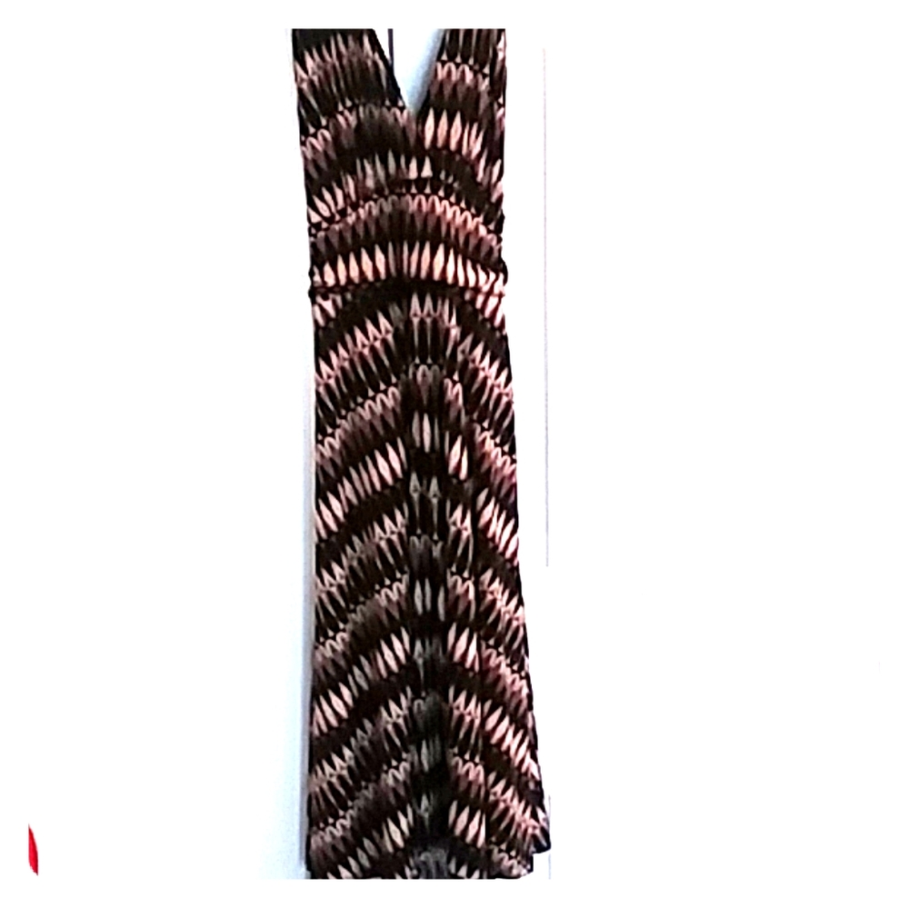 Halter dress with belt that ties in back